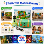 Wonder Trek-The Motion Gaming Box for Kids & Families Where Indoor Active Play Meets Interactive Family Fun and is Perfect for Game Nights, Parties and Playdates