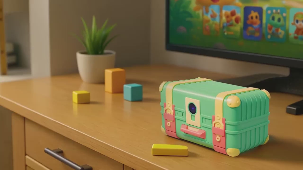 Wonder Trek interactive motion gaming console - perfect Christmas gift ideas for kids, portable design with motion sensors for family fun and active play.